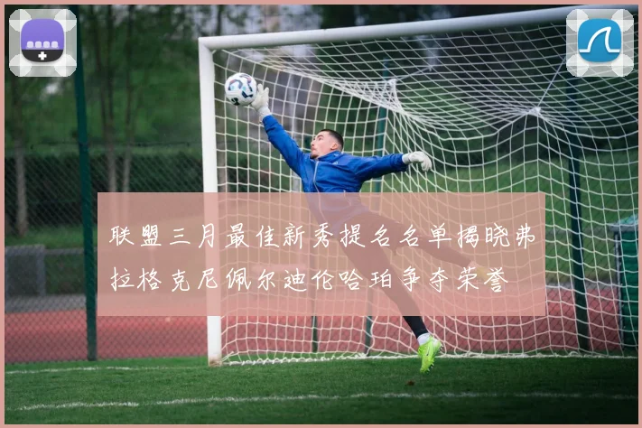 联盟三月最佳新秀提名名单揭晓弗拉格克尼佩尔迪伦哈珀争夺荣誉