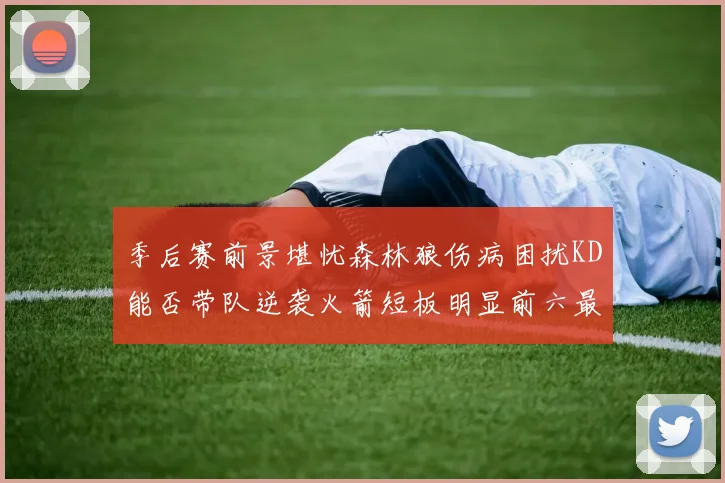季后赛前景堪忧森林狼伤病困扰KD能否带队逆袭火箭短板明显前六最弱球队分析